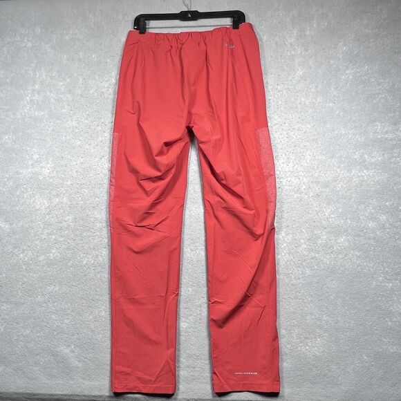 Columbia Titanium Omni-Shield Pants Womens 12 Orange Straight Leg Zip Pockets - Picture 9 of 14